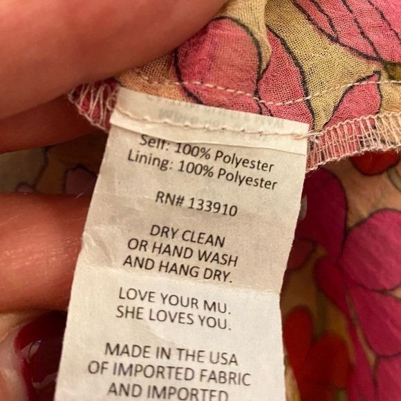 Show Me Your MuMu Ruffle Garden Maxi Pink Grn Long Wide Sleeves New Small - Picture 8 of 15